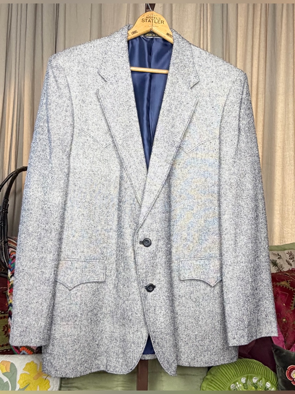 Circle S Western Silk Tweed Blazer